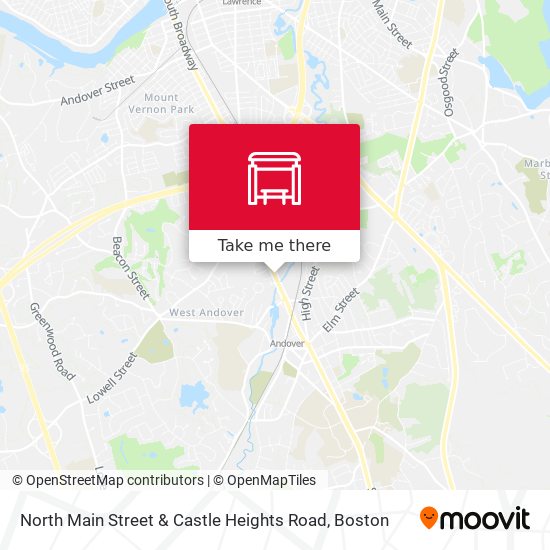Mapa de North Main Street & Castle Heights Road