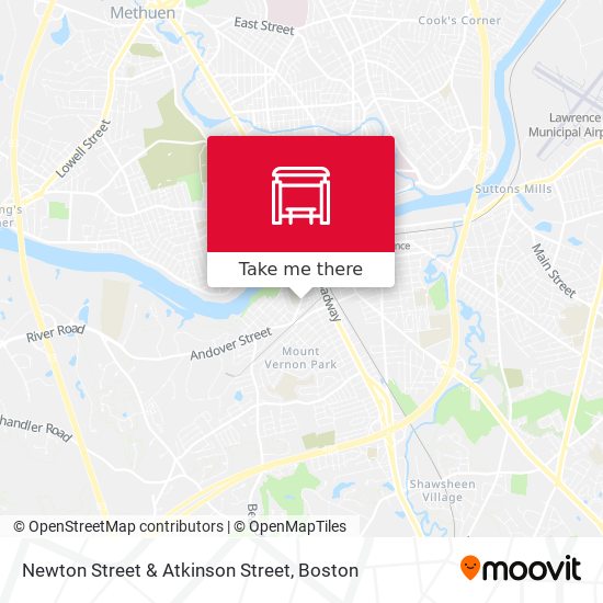 Newton Street & Atkinson Street map