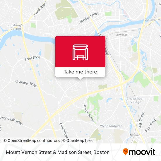 Mount Vernon Street & Madison Street map