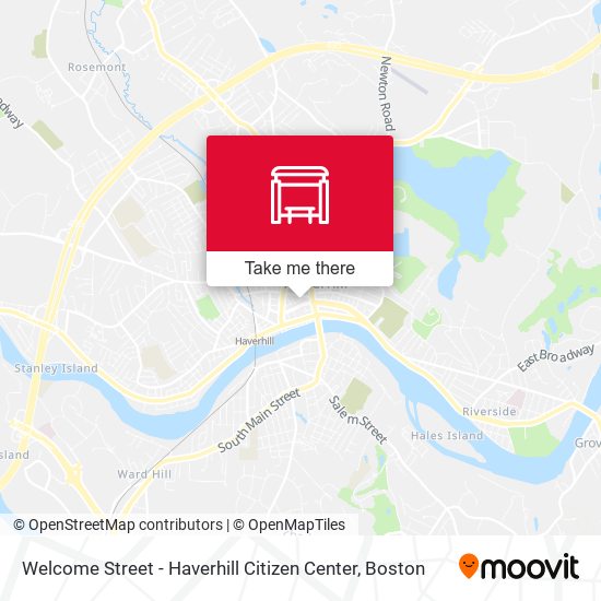 Welcome Street - Haverhill Citizen Center map