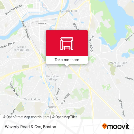 Waverly Road & Cvs map