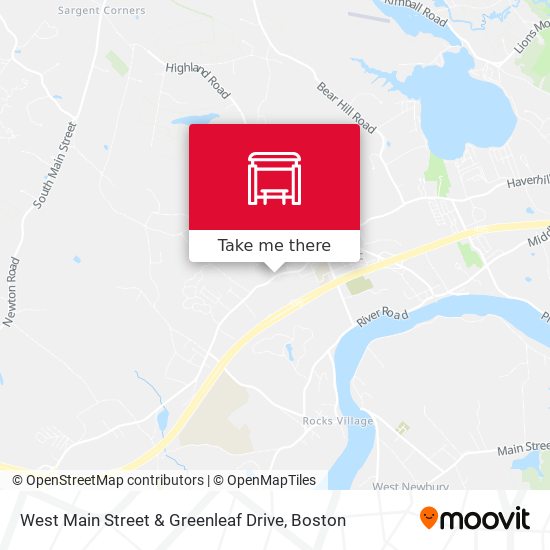 West Main Street & Greenleaf Drive map