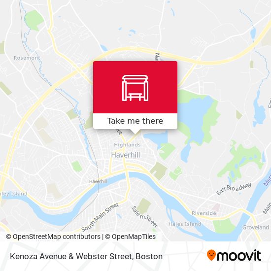 Kenoza Avenue & Webster Street map