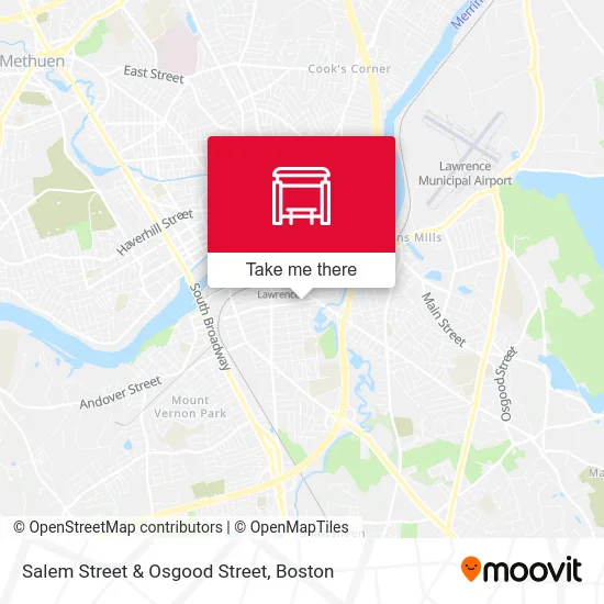 Salem Street & Osgood Street map