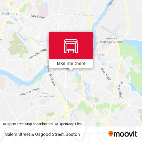 Salem Street & Osgood Street map