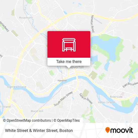 White Street & Winter Street map