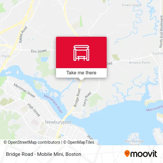 Bridge Road - Mobile Mini map