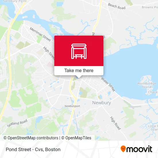 Pond Street - Cvs map