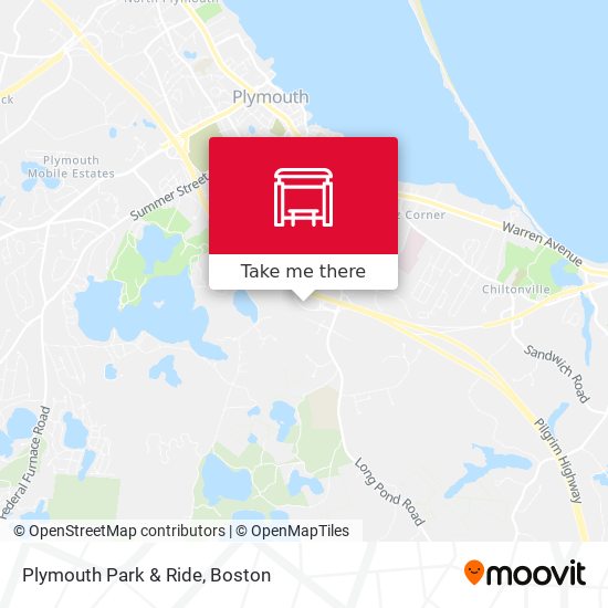 Mapa de Plymouth Park & Ride