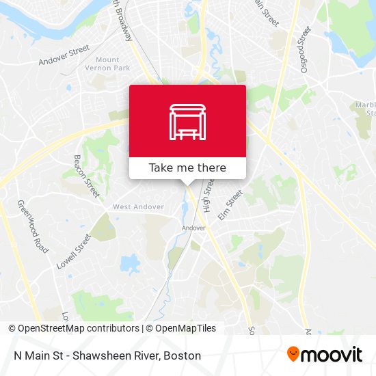 Mapa de N Main St - Shawsheen River