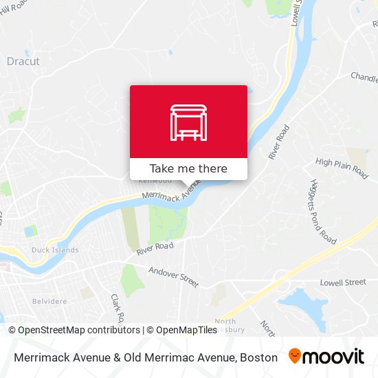 Merrimack Avenue & Old Merrimac Avenue map