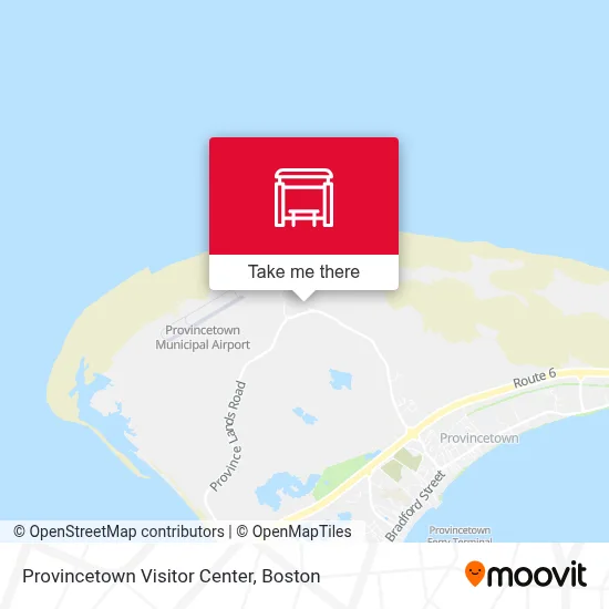 Provincetown Visitor Center map