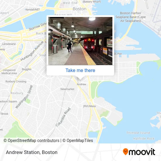 Andrew Station map