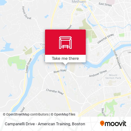 Campanelli Drive - American Training map