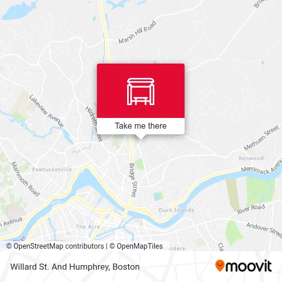 Willard St. And Humphrey map
