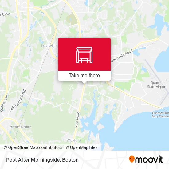 Post After Morningside map