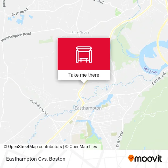 Easthampton Cvs map