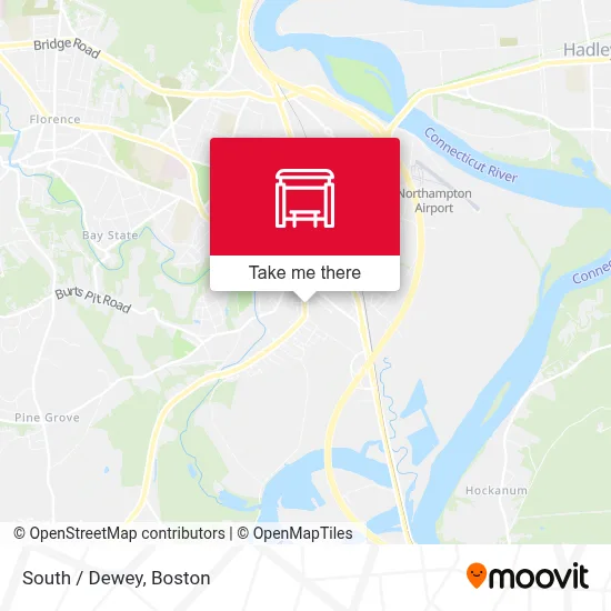 South / Dewey map