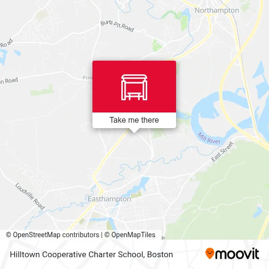 Hilltown Cooperative Charter School map