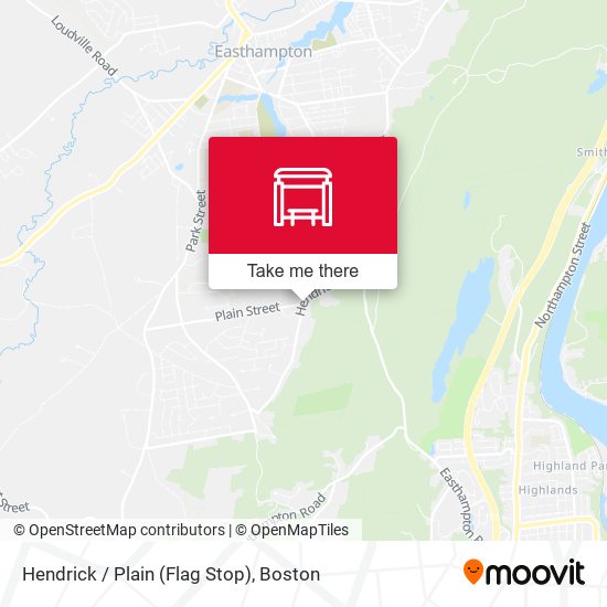 Hendrick / Plain (Flag Stop) map