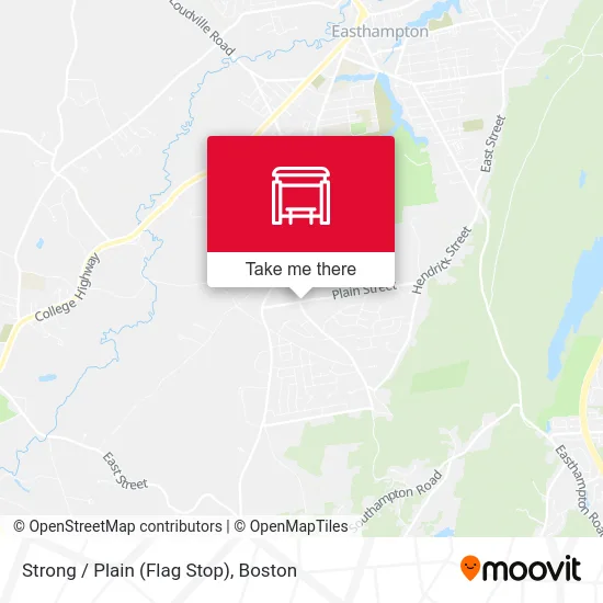 Strong / Plain (Flag Stop) map