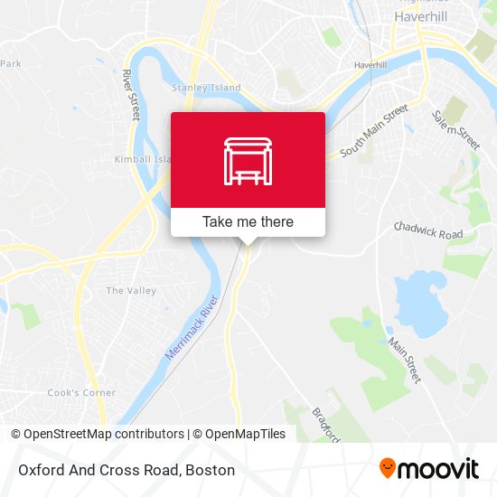 Oxford And Cross Road map