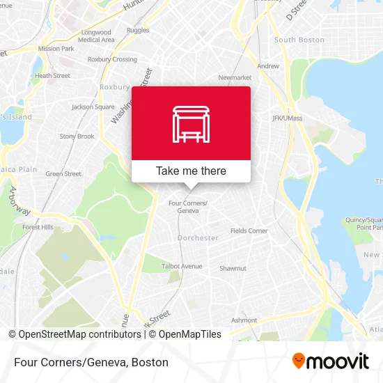 Mapa de Four Corners/Geneva
