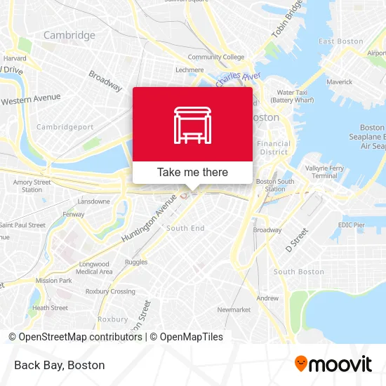 Back Bay map