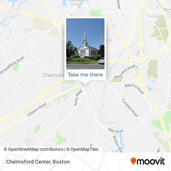 Mapa de Chelmsford Center