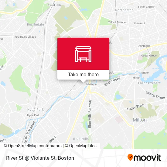 River St @ Violante St map