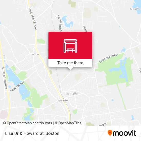 Lisa Dr & Howard St map