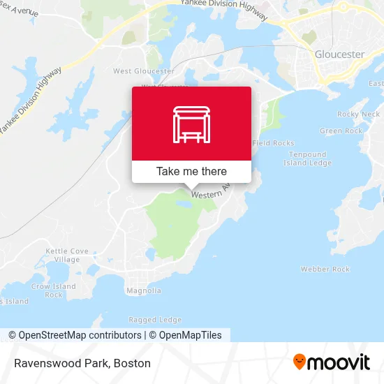 Ravenswood Park map