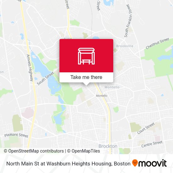 Mapa de North Main St at Washburn Heights Housing