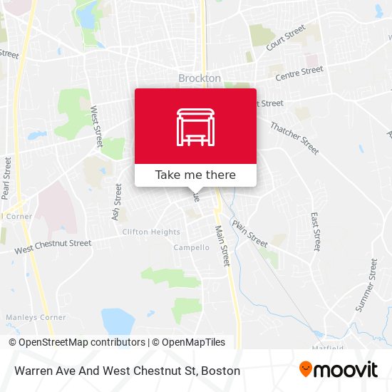 Mapa de Warren Ave And West Chestnut St