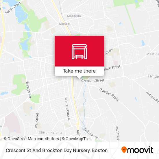 Crescent St And Brockton Day Nursery map