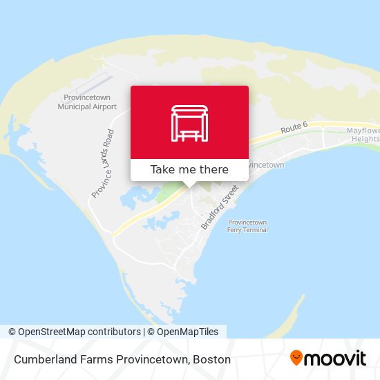 Mapa de Cumberland Farms Provincetown