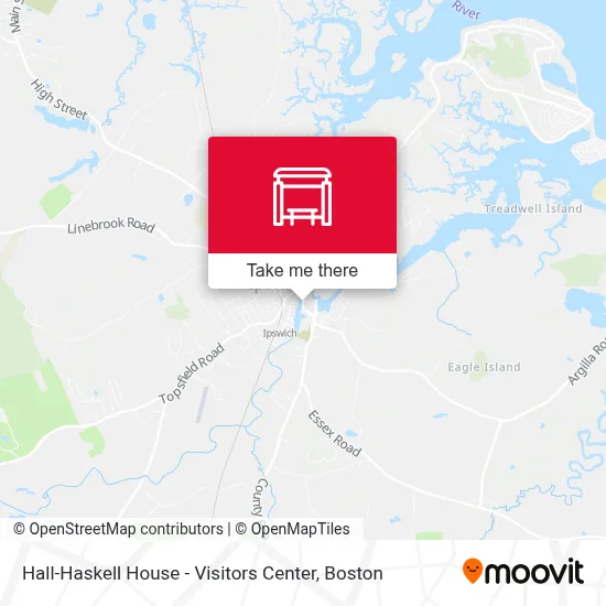 Hall-Haskell House - Visitors Center map