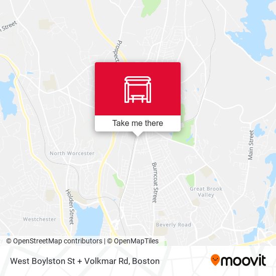 West Boylston St + Volkmar Rd map