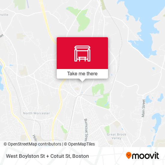 Mapa de West Boylston St + Cotuit St