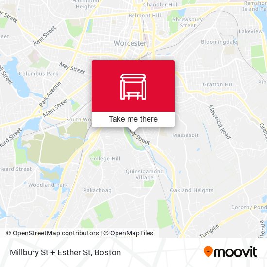 Mapa de Millbury St + Esther St