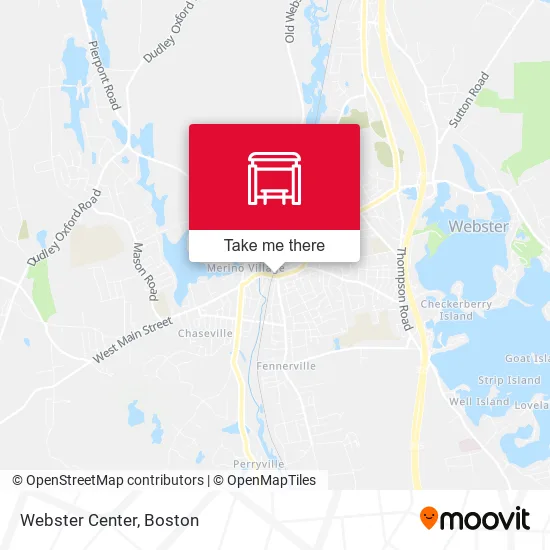 Webster Center map