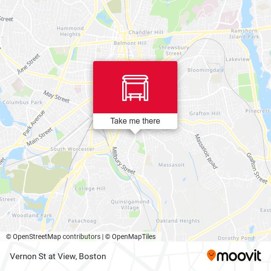 Mapa de Vernon St at View