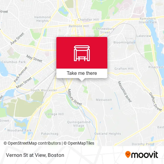 Vernon St at View map