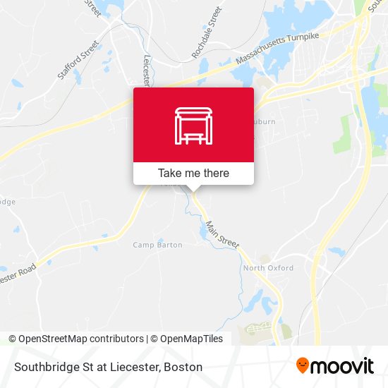 Mapa de Southbridge St at Liecester