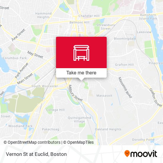 Mapa de Vernon St at Euclid
