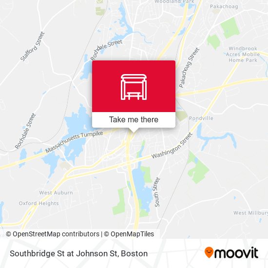 Southbridge St at Johnson St map
