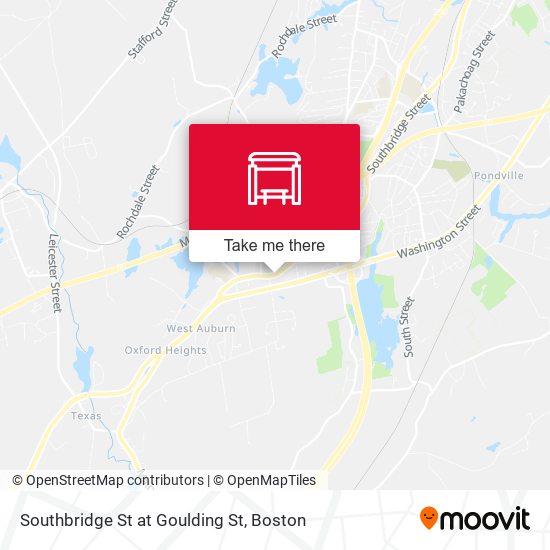 Mapa de Southbridge St at Goulding St