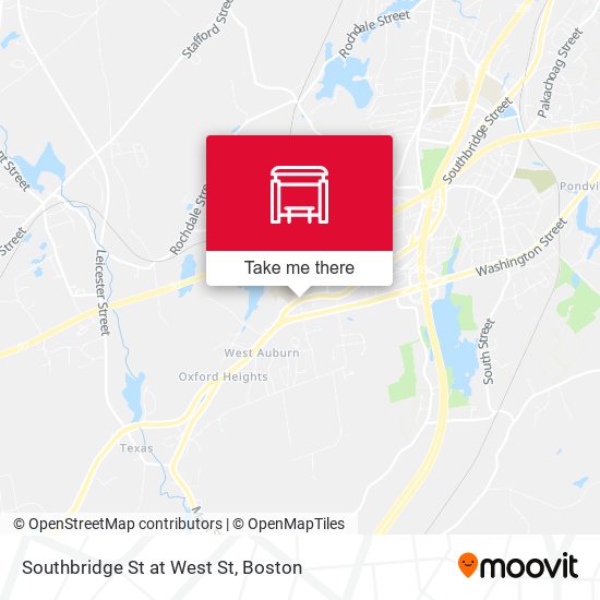 Southbridge St at West St map