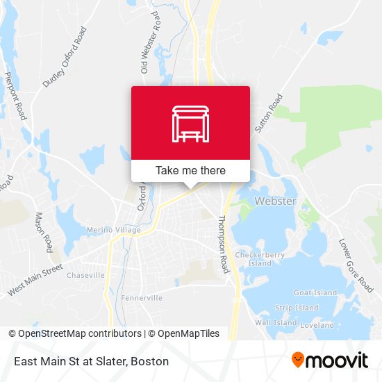 East Main St at Slater map
