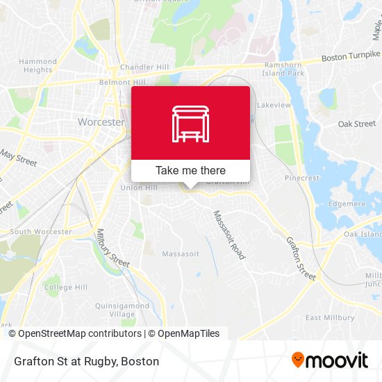 Grafton St at Rugby map